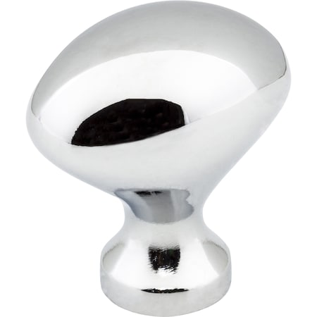 Elements 1-1/8" Overall Length Polished Chrome Oval Merryville Cabinet Knob 897PC